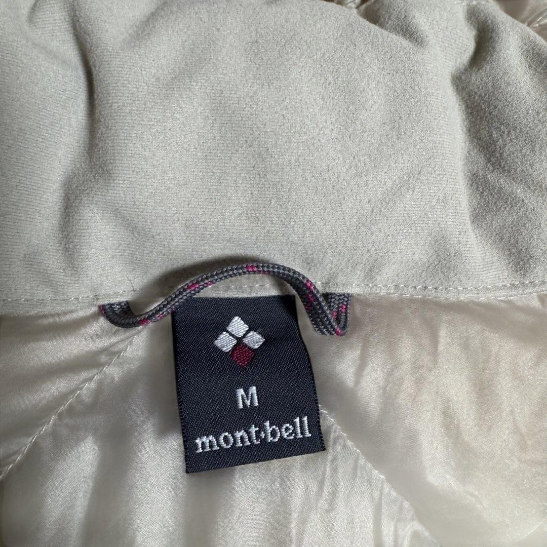 美品モンベル800FP ライトアルパインダウンパーカ Mイエローy2k短丈