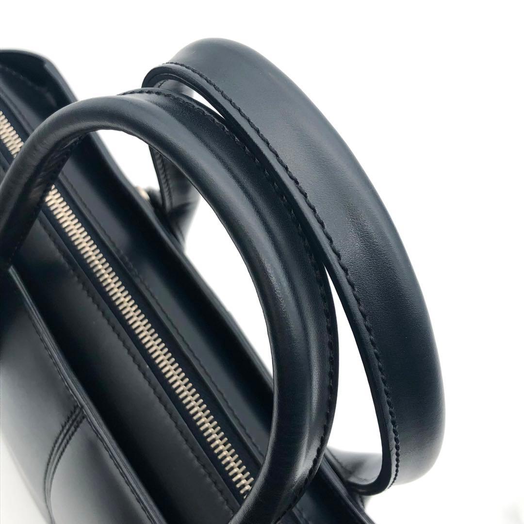 R トッズ　TOD'S ブラック レザートートバッグ バッグ　レディース