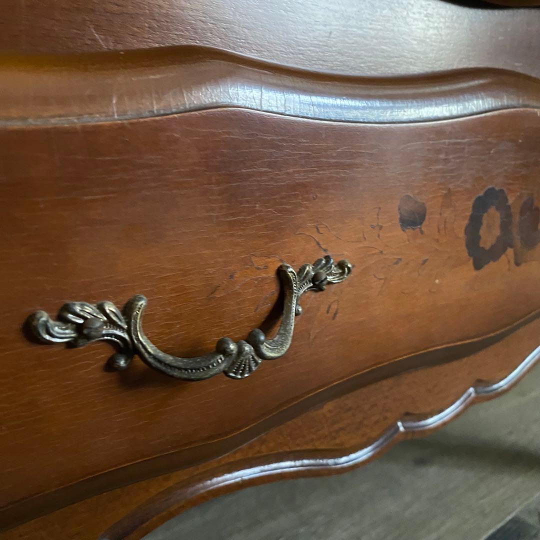 クラシック　猫脚　象嵌　ドロワーチェスト　サイドボード　電話台