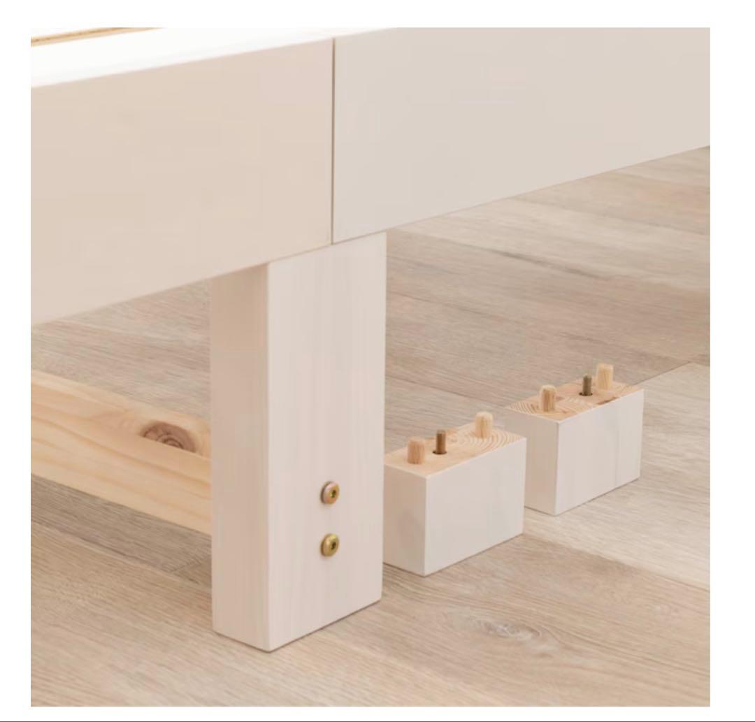 ニトリ　セミシングルショートベッドフレーム (ポケットコイルマットレス付WW)