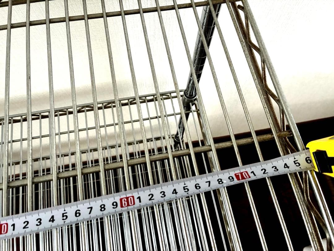 シルバーラック　スチールラック　メタルラック　5段　156×76×46