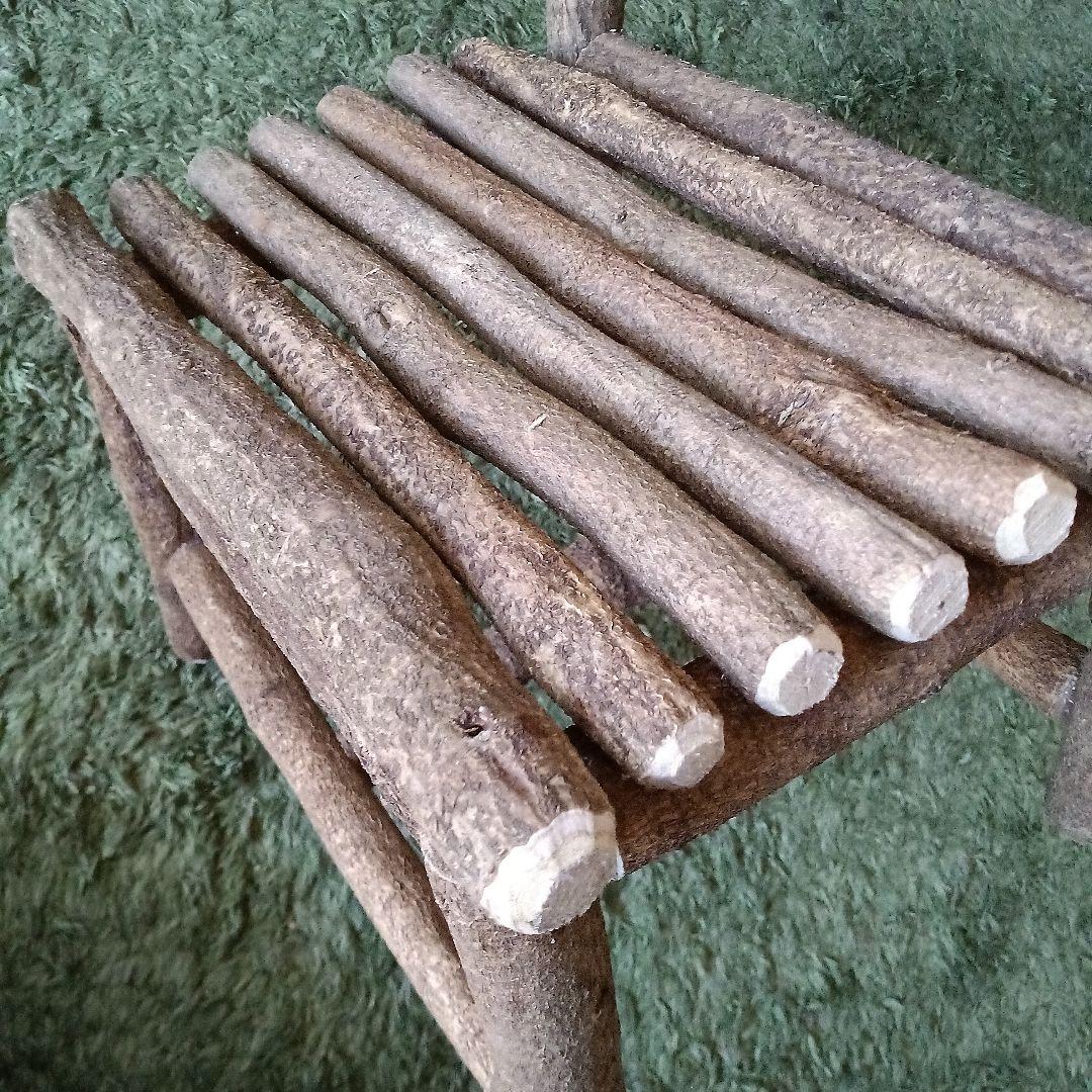 藤枝の椅子　手作り　花台