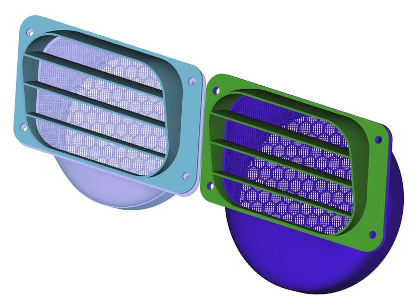 エコフローEcoFlow WAVE2専用ダクト取付用パーツセット 運転席ドア用