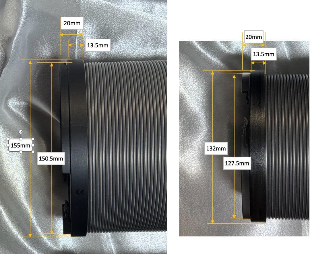 エコフローEcoFlow WAVE2専用ダクト取付用パーツセット 運転席ドア用