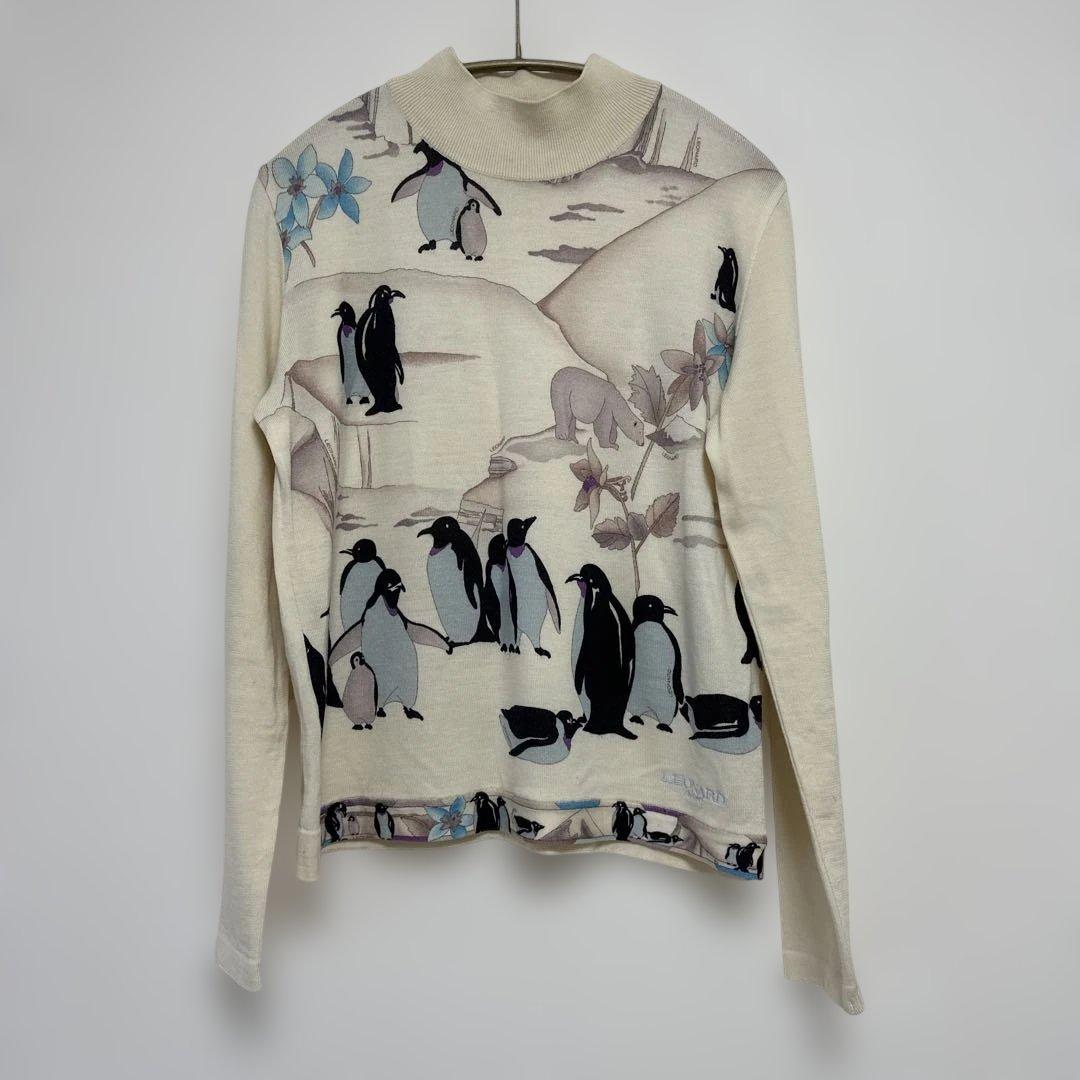 LEONARD ペンギン柄ニット 42