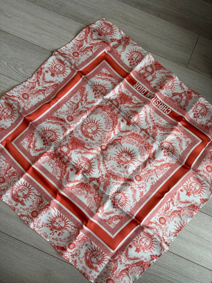 CHRISTIAN DIOR シルクスカーフ