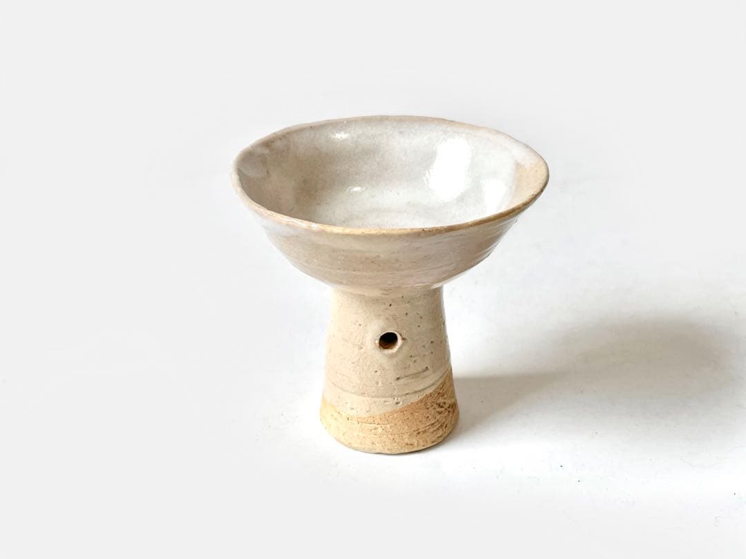 陶芸家　人間国宝　十代　三輪休雪　萩焼　馬上杯　杯　酒盃　酒器　共箱