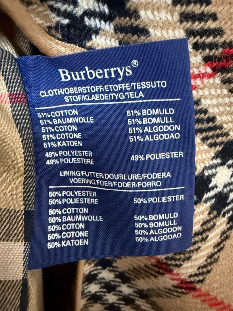 Burberrys ステンカラーコート カーキ