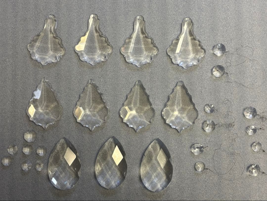 シャンデリアパーツ　クリスタルガラス Low cut crystal