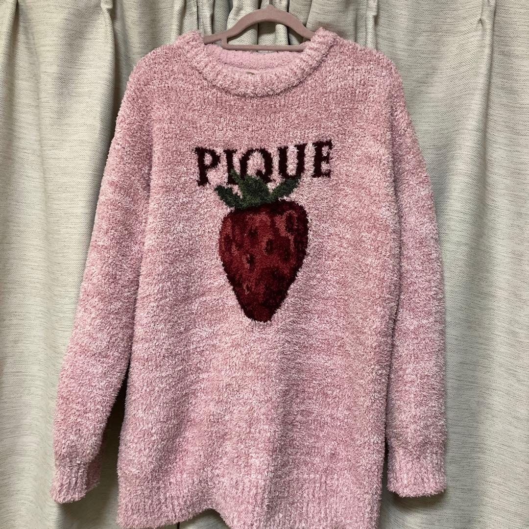 ジェラートピケ　メランジジャガードプルオーバー