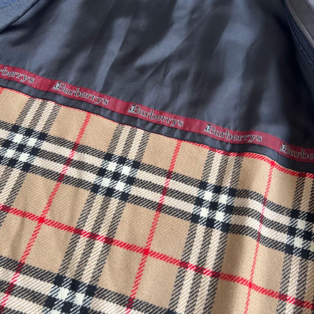 90s　バーバリーズ　トレンチコート　ライナー付　三陽商会タグ　日本製　美品　L