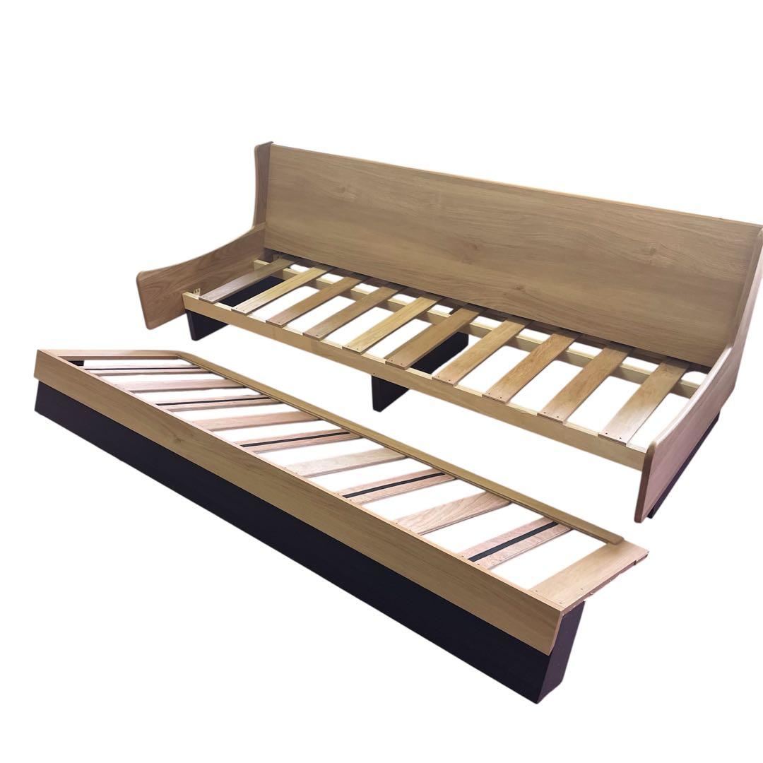 【美品】ごろ寝ソファ200 ドロシーⅡ　200　NA/ブルー