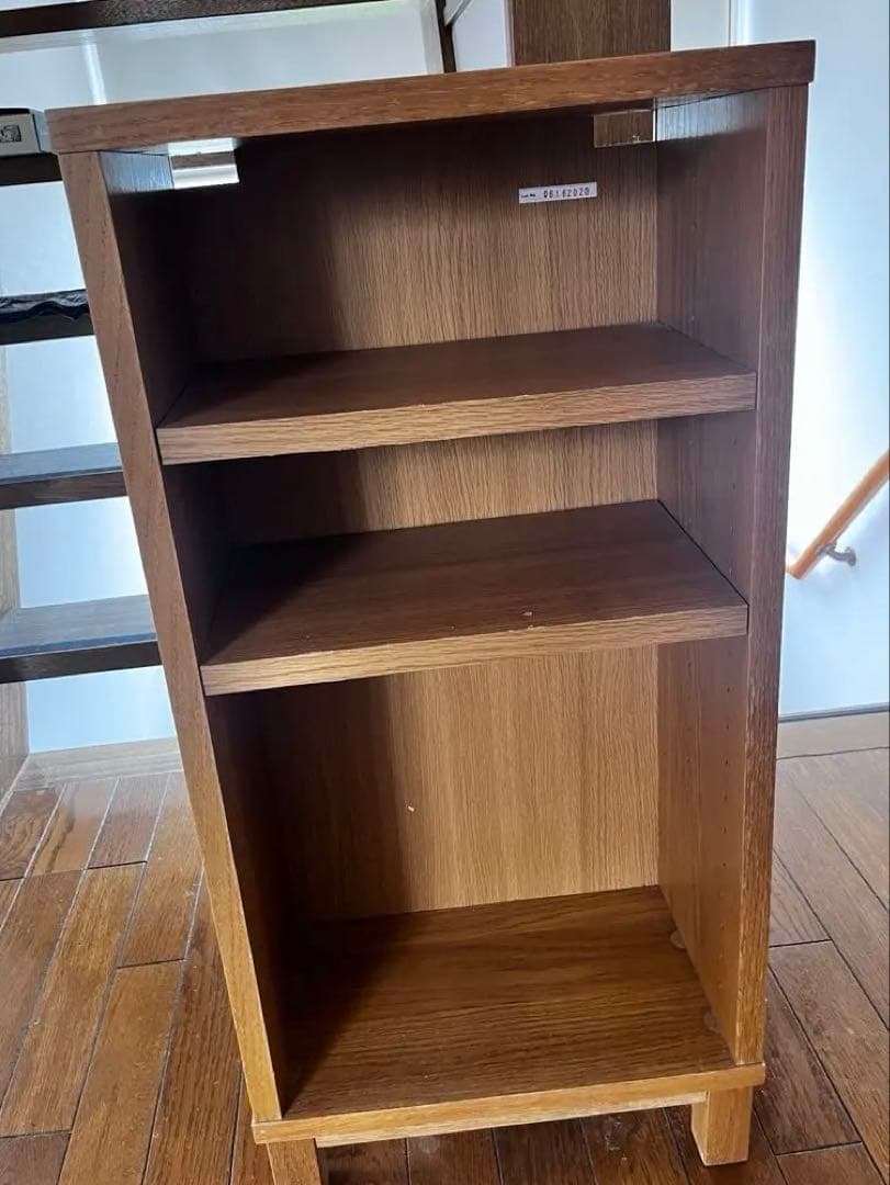 無印良品　オーク材薄型ラック　小