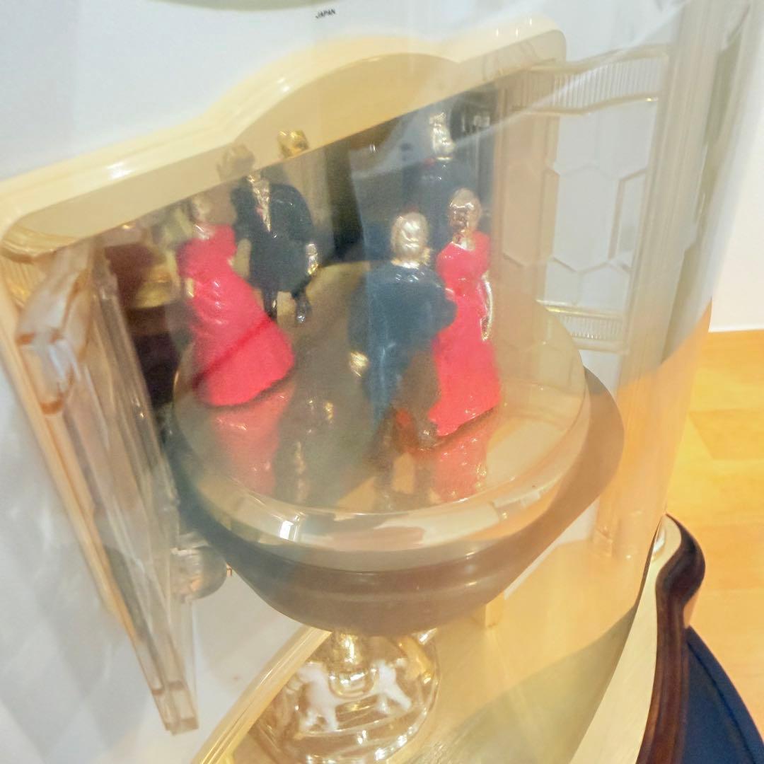 動作良好　リズム時計工業　スモールワールド　4RH655R置き時計