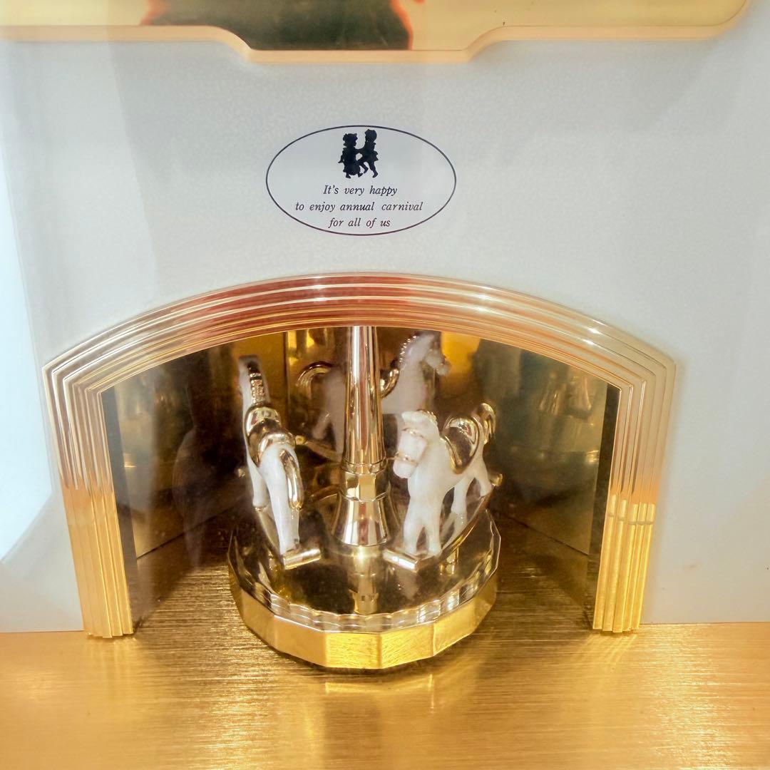 動作良好　リズム時計工業　スモールワールド　4RH655R置き時計