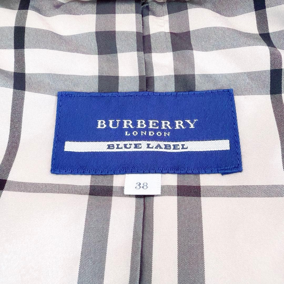 【バーバリー】極美品✨ダウンジャケット y2k ノバチェック ラクーンファー