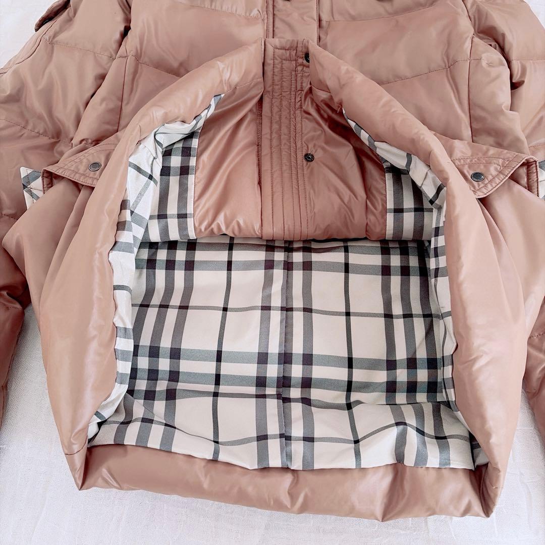 【バーバリー】極美品✨ダウンジャケット y2k ノバチェック ラクーンファー