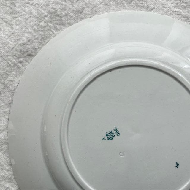 希少美品◆クレイユモントロー鈴蘭プレート金彩＃サルグミンヌジアンショワジールロワ