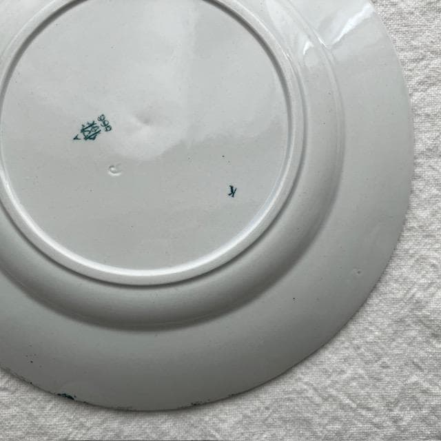 希少美品◆クレイユモントロー鈴蘭プレート金彩＃サルグミンヌジアンショワジールロワ