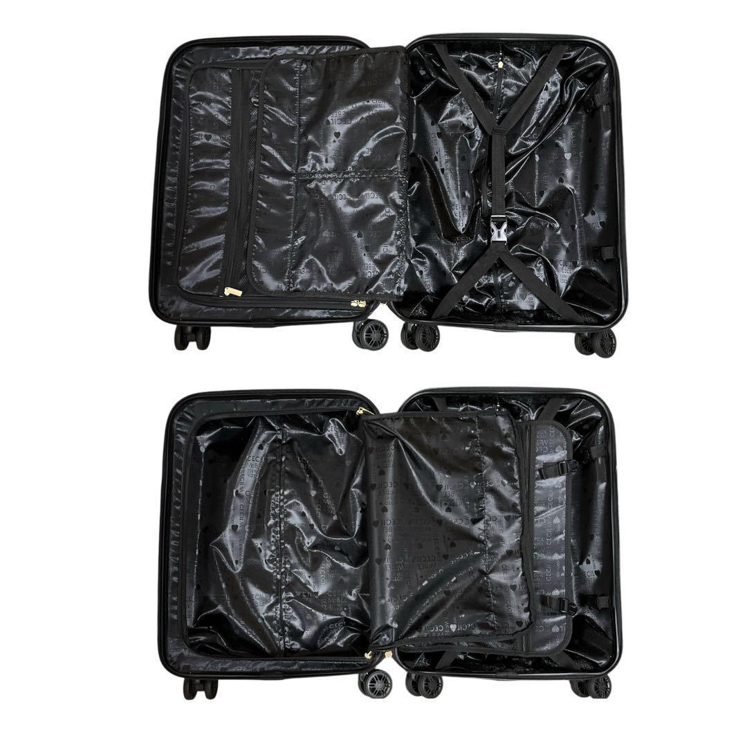 新品　セシルマクビー　スーツケース　機内持ち込み可　S 旅行　TSAロック