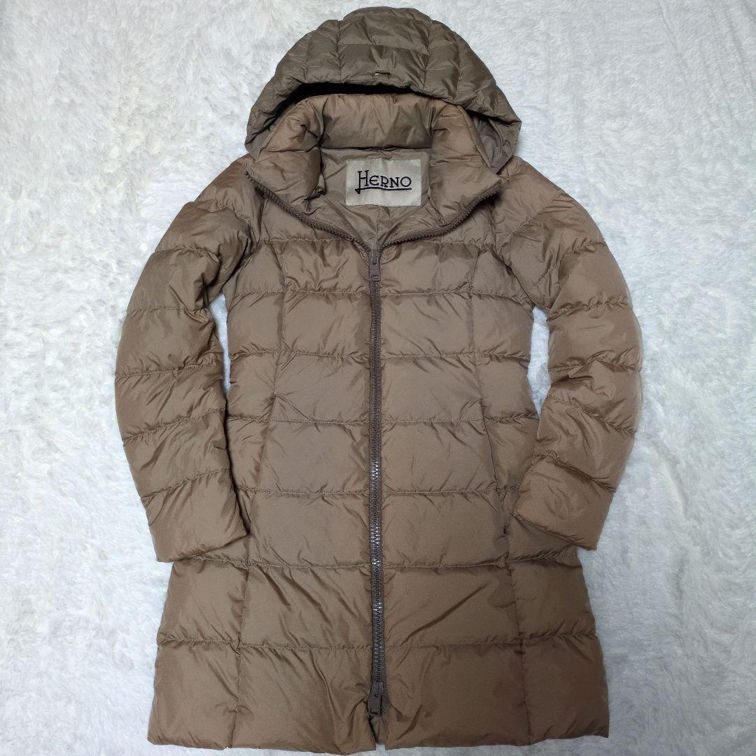 HERNO　ヘルノ　ダウンコート　ロングコート　42