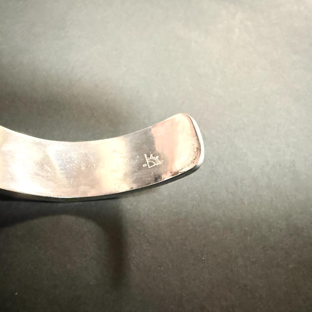 【一点物】ホピ族オーバーレイバングル Clifton Mowaクリフトンモワ製作