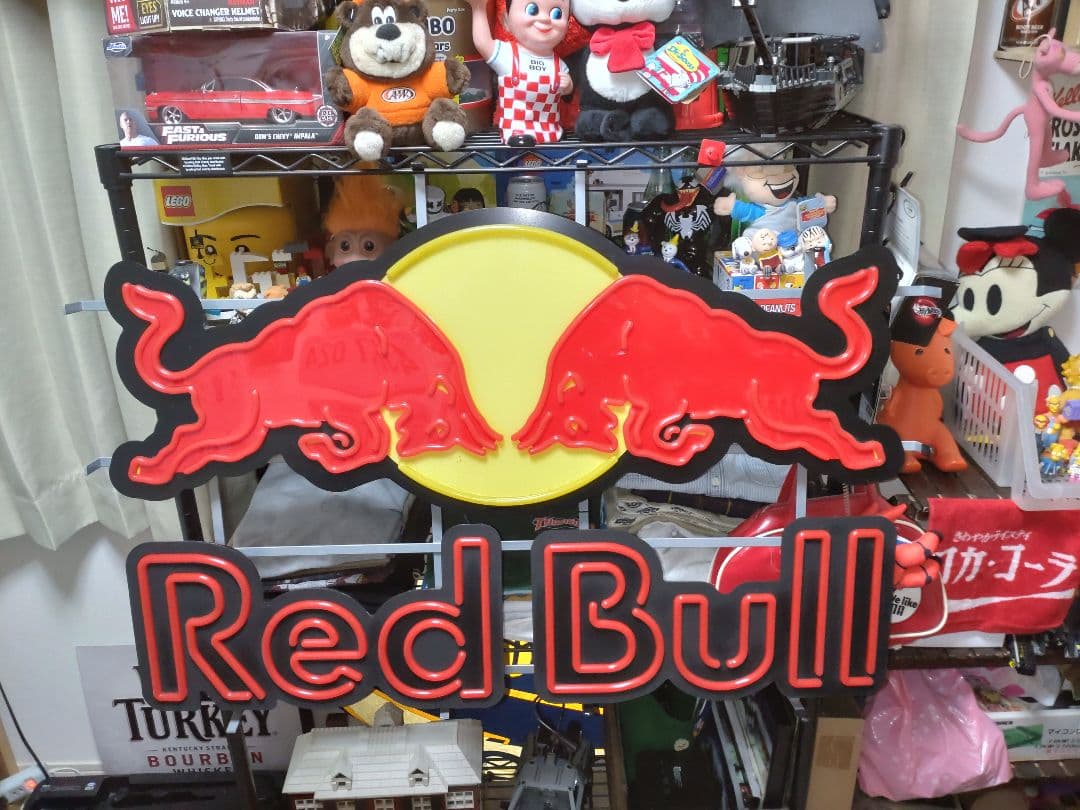 【Red Bull】 【ネオン管風LEDサインボード】 【アメリカンインテリア】