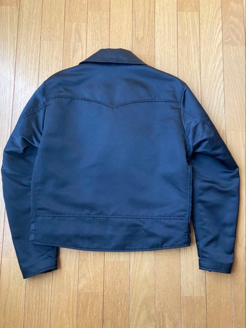 シ*プ様 Scye ナイロン/コットン ダブルライダースジャケット/GLOBE