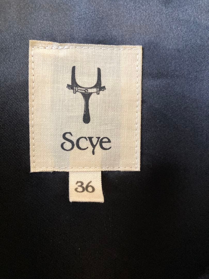 シ*プ様 Scye ナイロン/コットン ダブルライダースジャケット/GLOBE