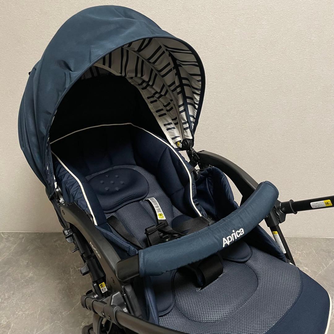 アップリカ ラクーナクッションAB レザーハンドル ベビーカー 対面式