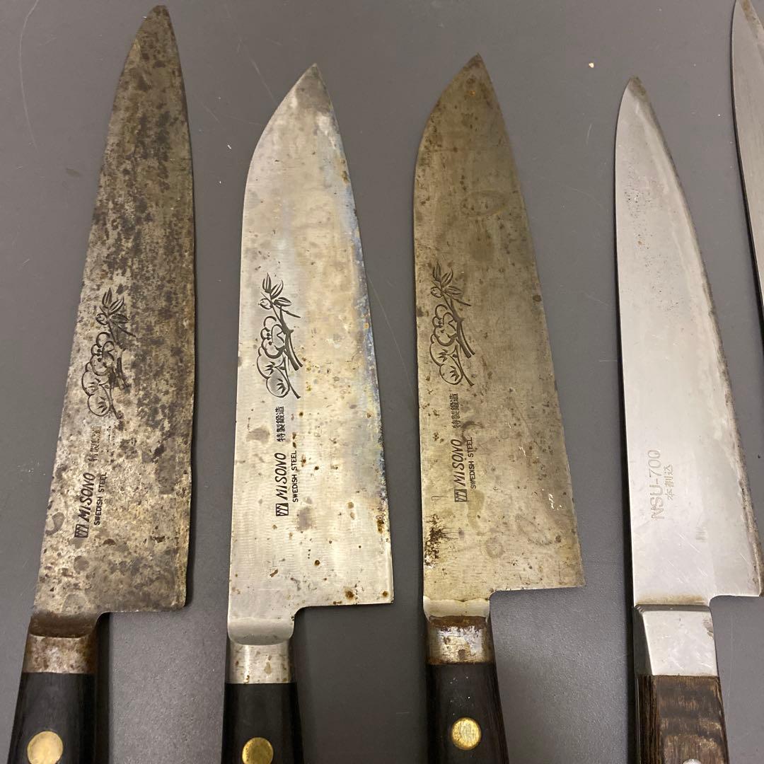 まとめ売り　出刃包丁　刺身包丁