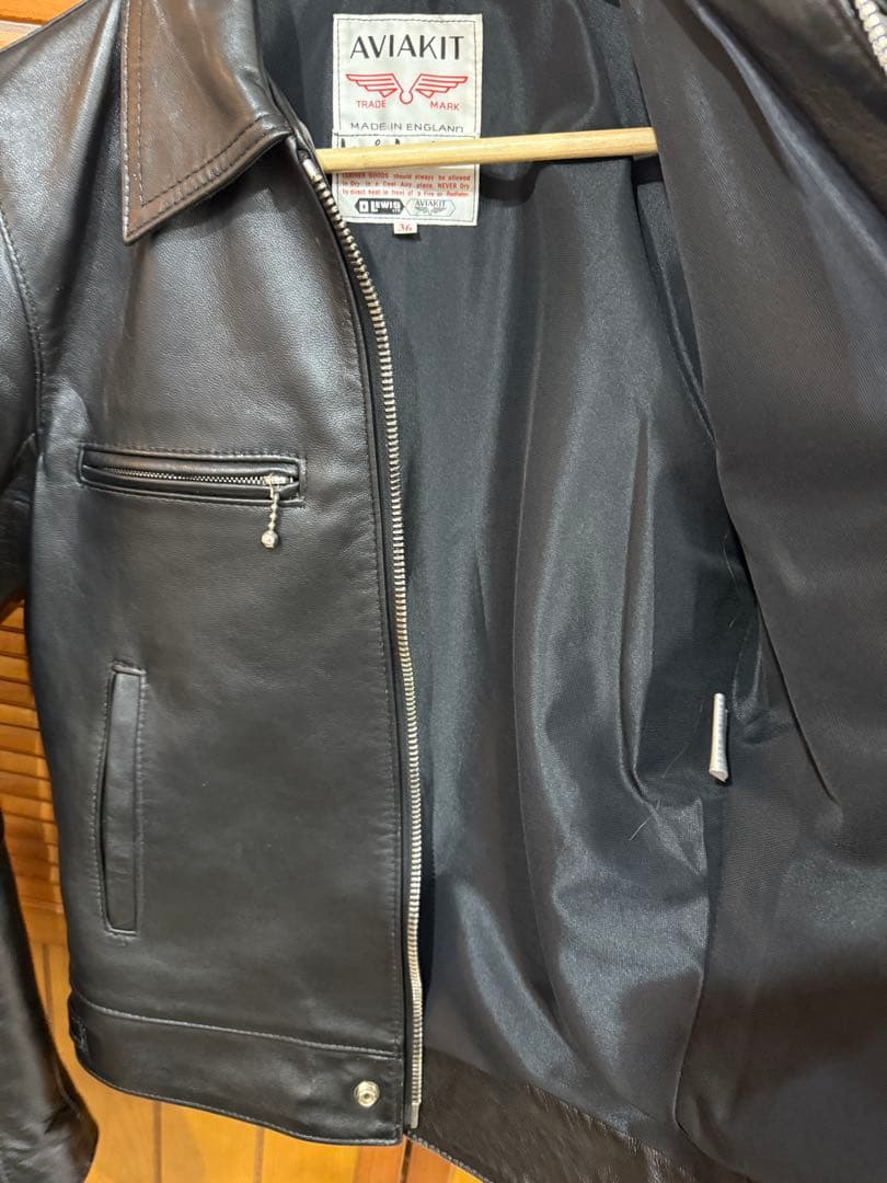 ルイスレザー ドミネーター 36 ラットランドシープスキン シドジャン