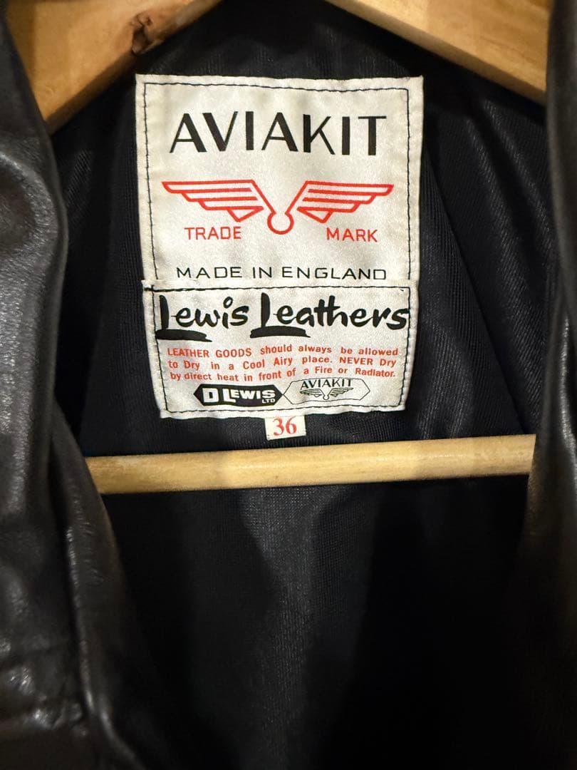 ルイスレザー ドミネーター 36 ラットランドシープスキン シドジャン