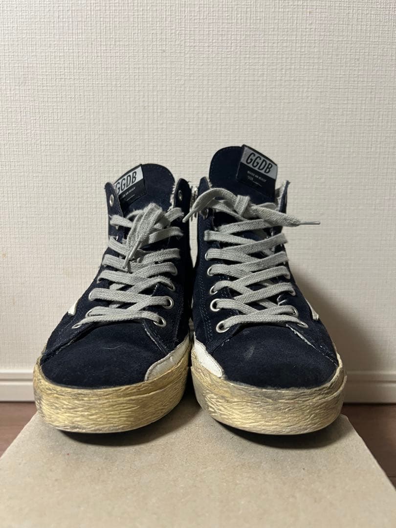 GGDB francy ネイビー ハイカットスニーカー