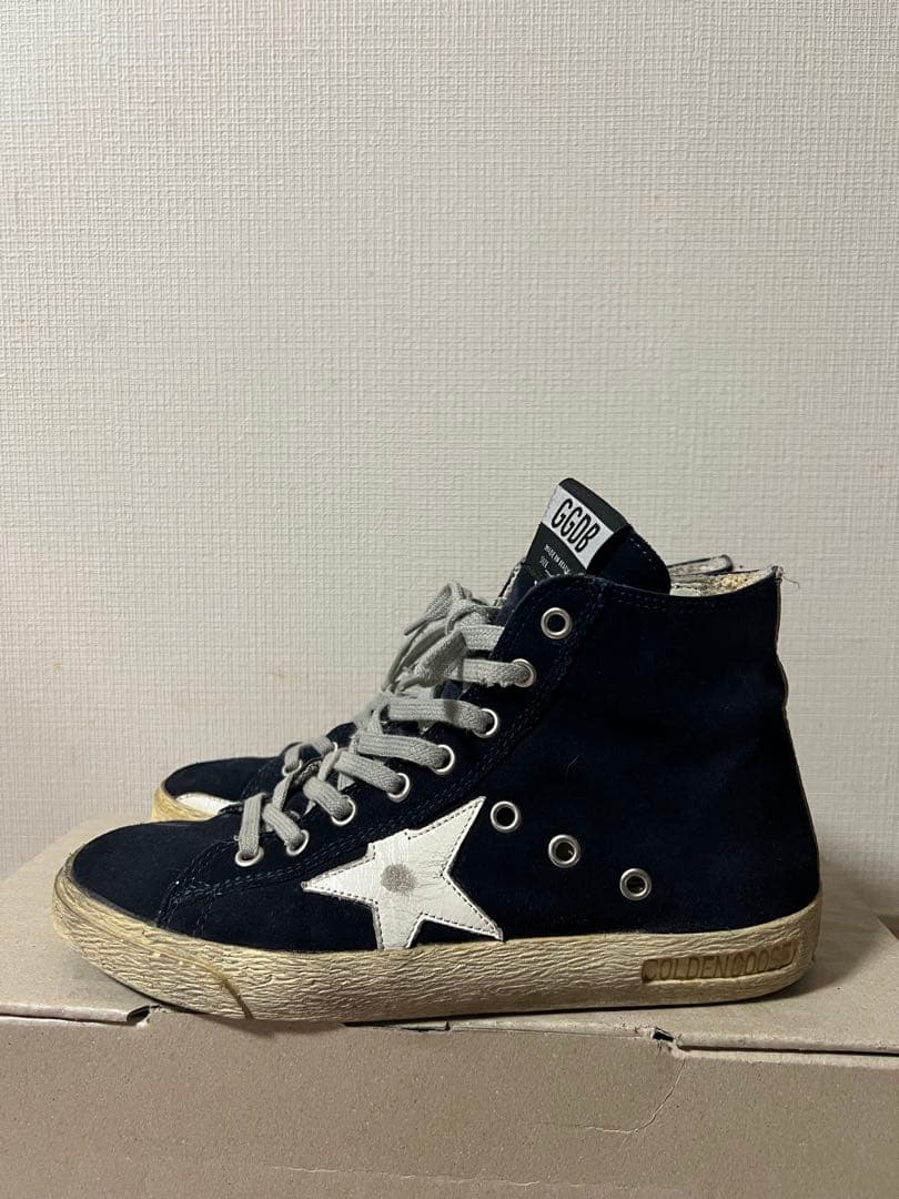 GGDB francy ネイビー ハイカットスニーカー