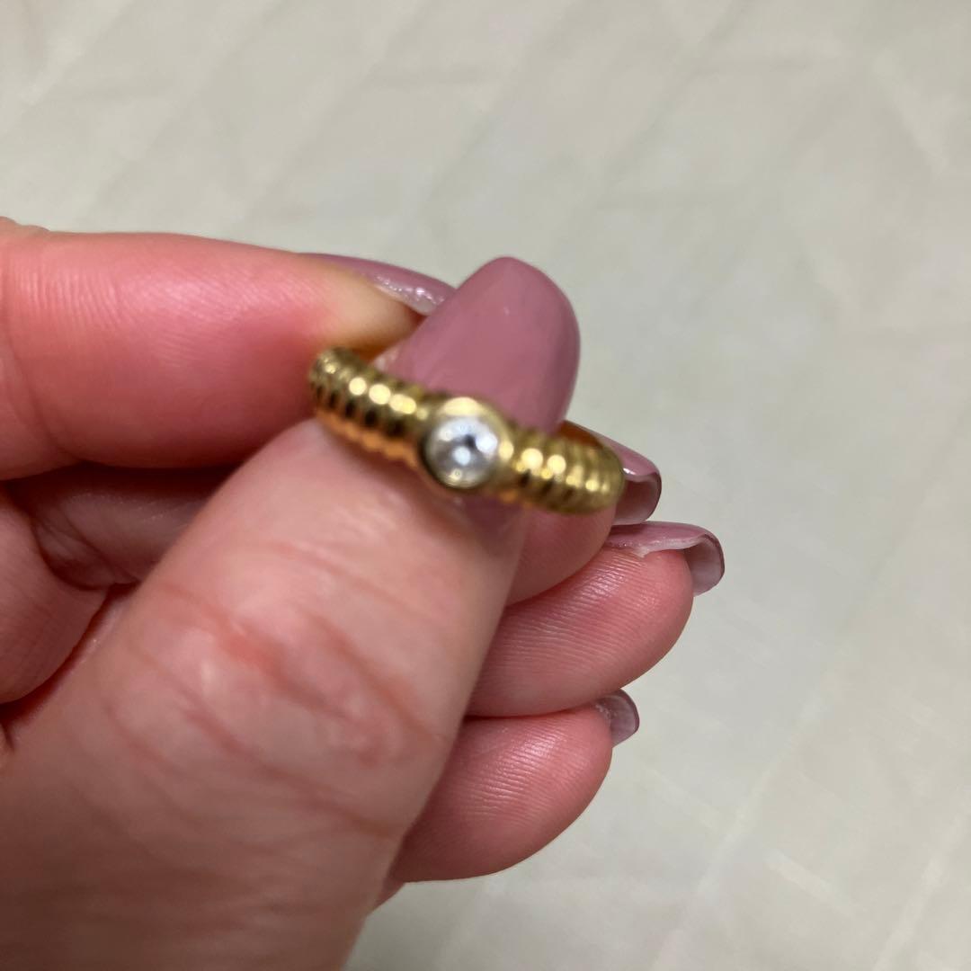 18金ダイヤリング