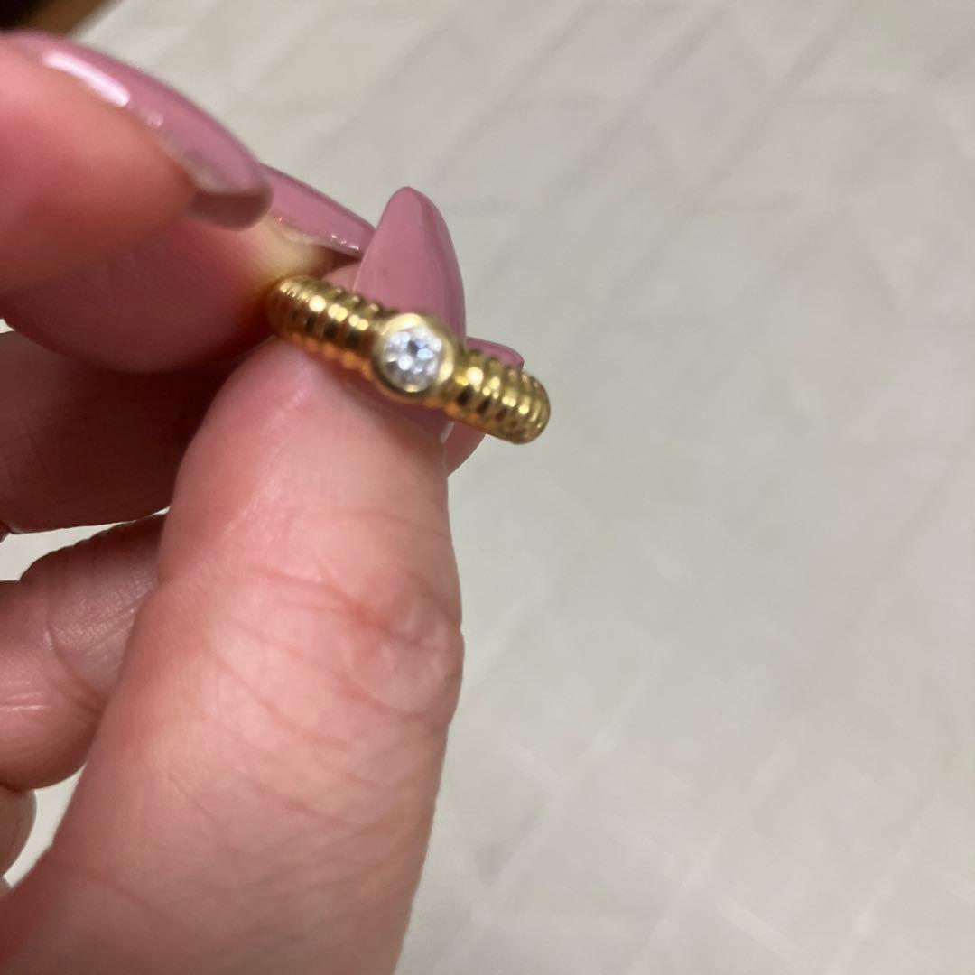 18金ダイヤリング