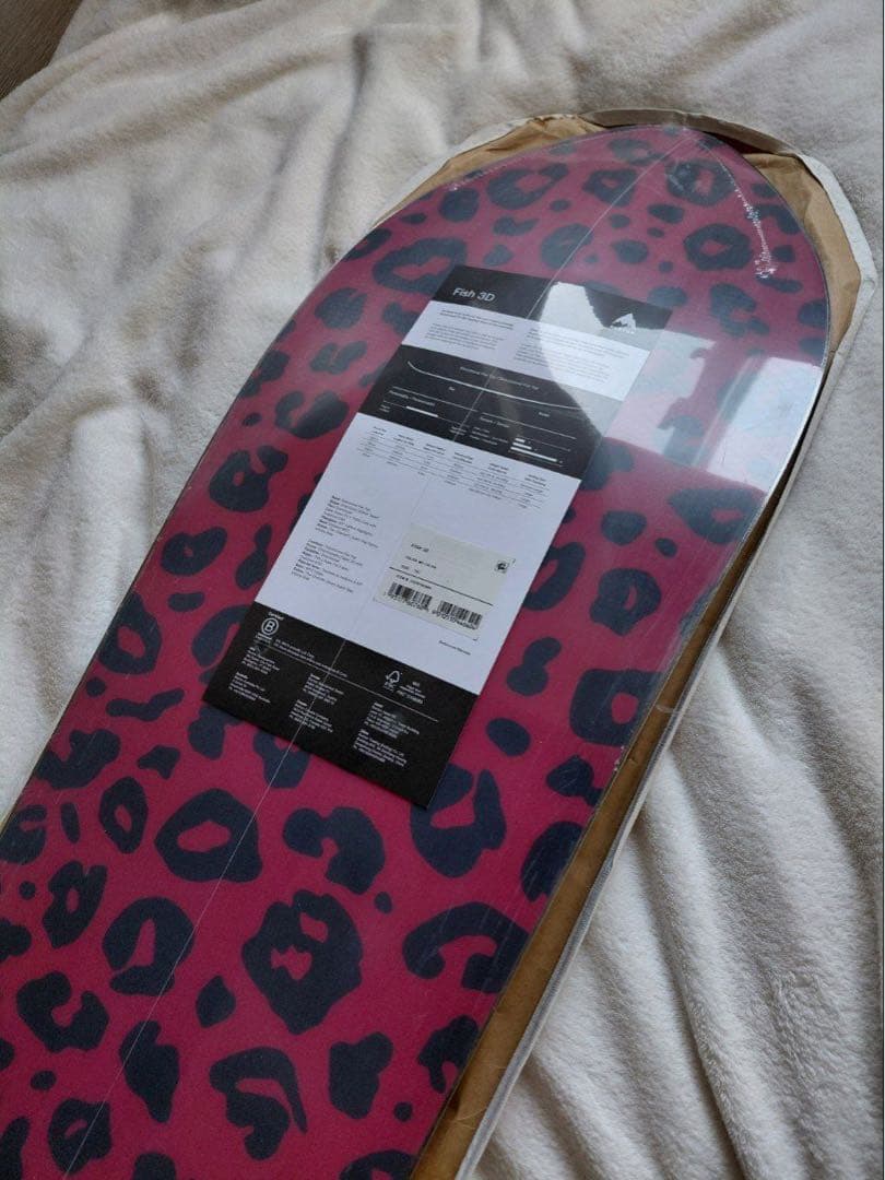 Burton 3D フィッシュ ディレクショナル Flat Top スノーボード