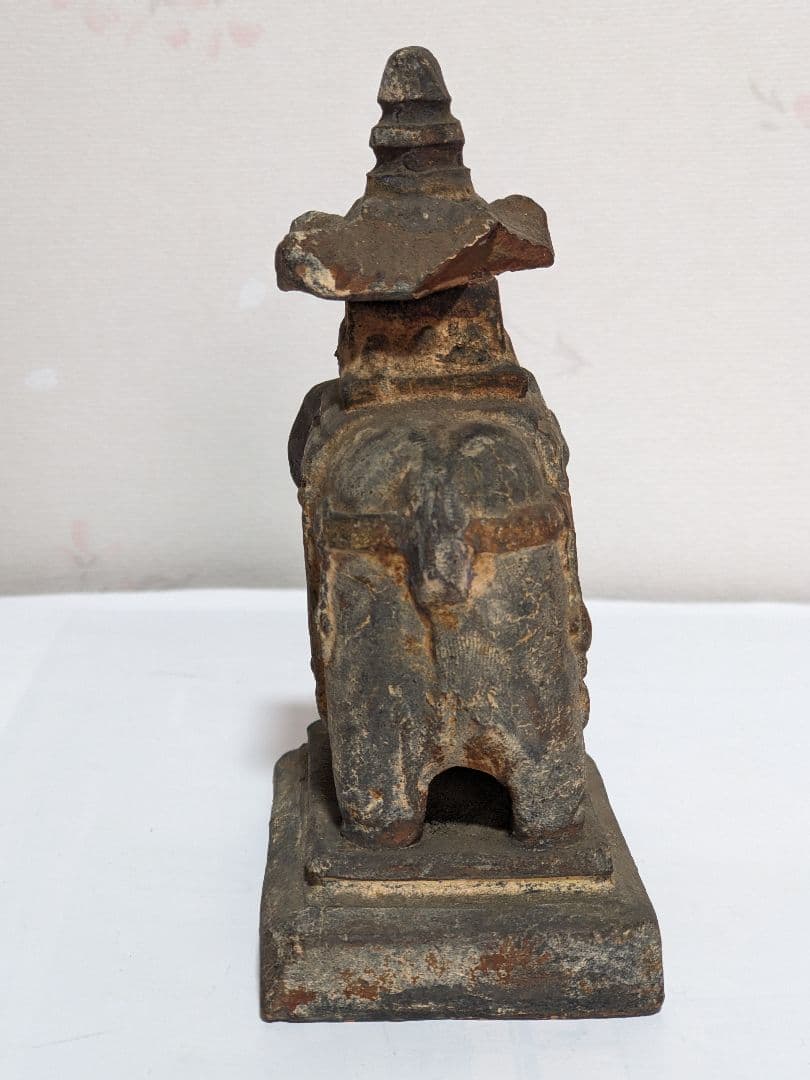 ♦琉球焼 象 副葬品発掘品 琉球王国 幕末〜明治時代 珍物珍品 古美術品骨董品