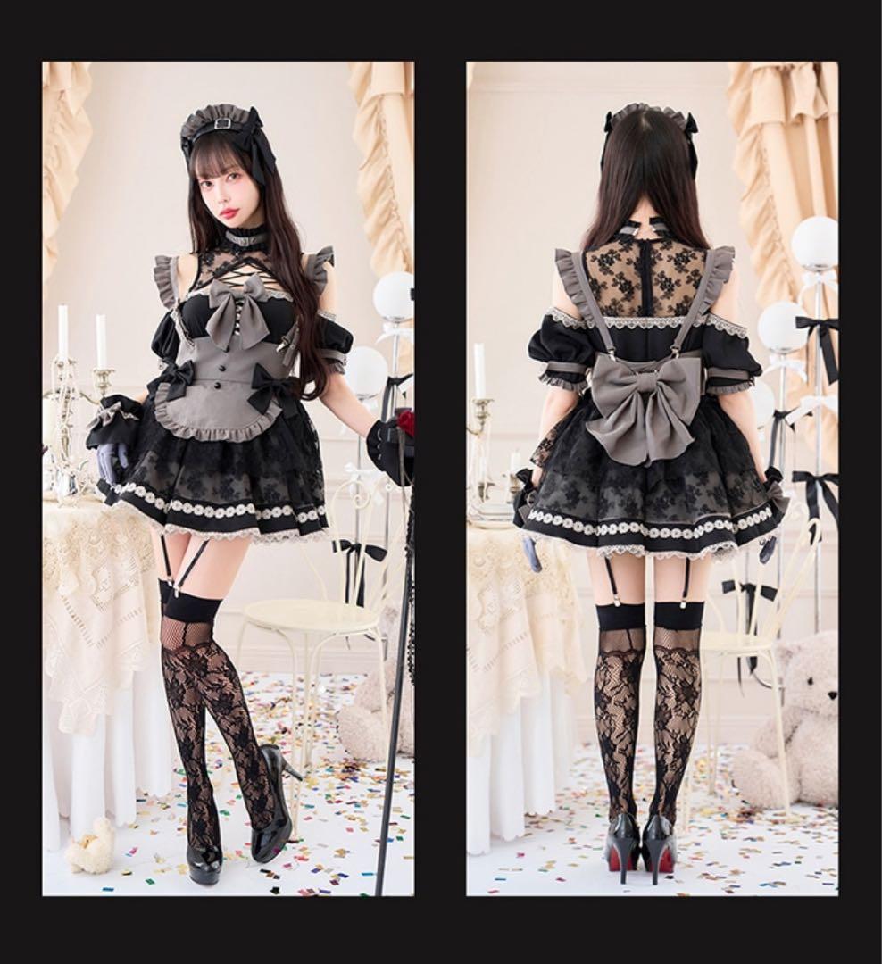 ラルムノワールメイド ハロウィンコスプレ10点セット マリームーン