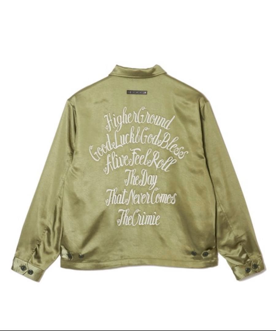 THE CRIMIE サイズLチェーンステッチ刺繍ブルゾン クライミー