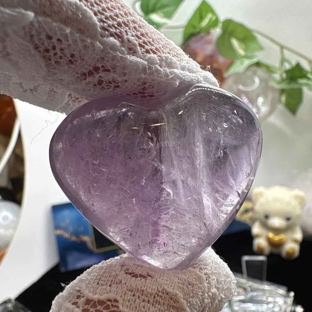 アメジストハート2点セットNo.827