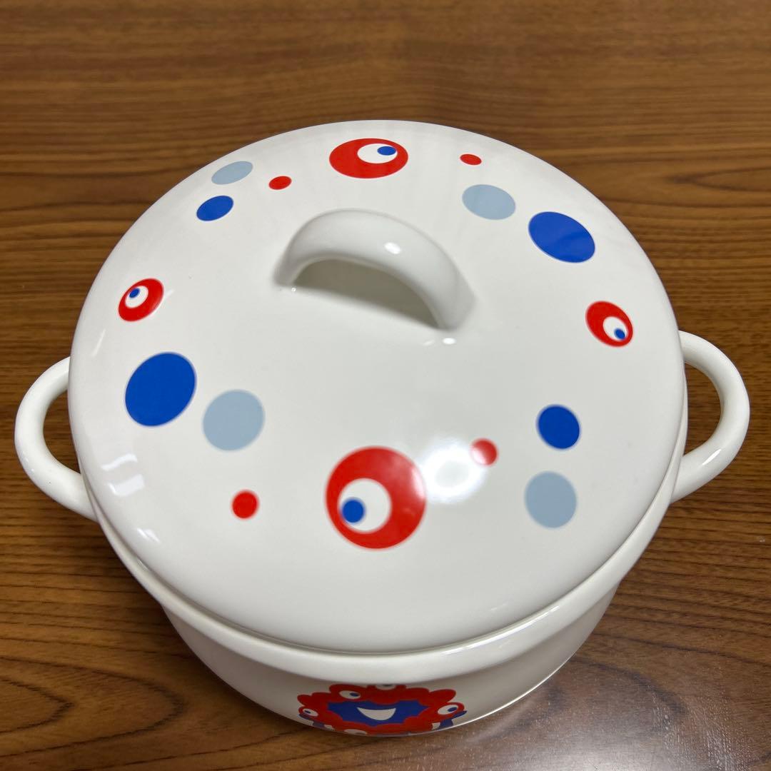 ミャクミャク　ホーロー鍋　両手鍋