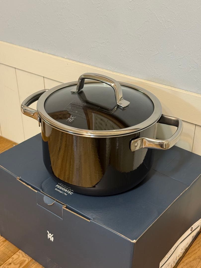 新品 フュージョンテック ミネラル ハイキャセロール 20cm BL