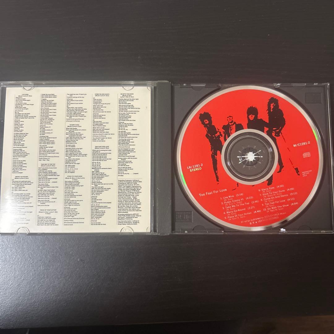 MOTLEY CRUE LEATHUR RECORDS レア盤