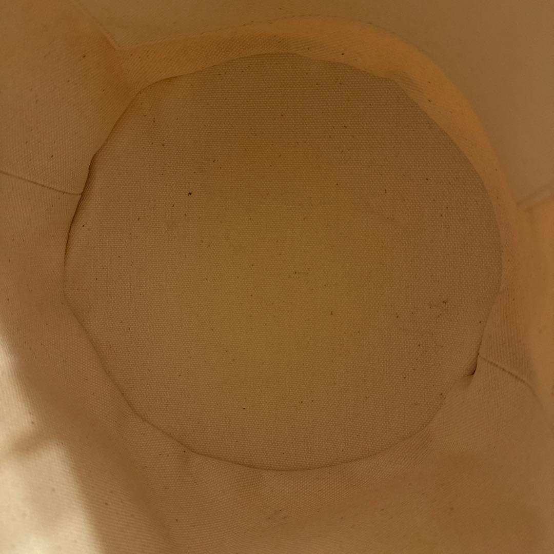 LUDLOW ハート刺繍キャンバストートバッグ　Lサイズ