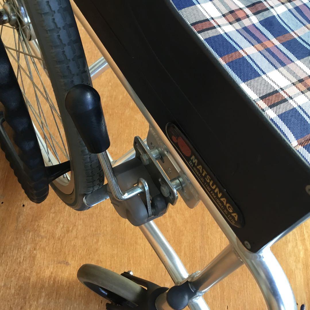 中古自走車いす　マツナガ　AR201B-40 ⑥