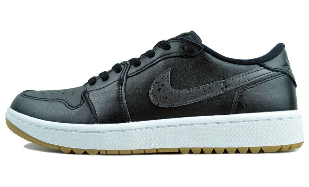 NIKE エアジョーダン1 LOW GOLF ブラックガム25.5cm
