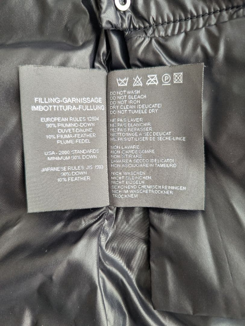 【美品】井川遥着用 デュベティカ カシミヤ ダウンTHIADUE ネイビー 38