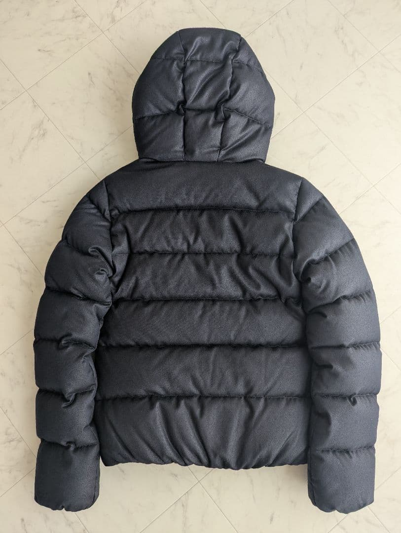 【美品】井川遥着用 デュベティカ カシミヤ ダウンTHIADUE ネイビー 38